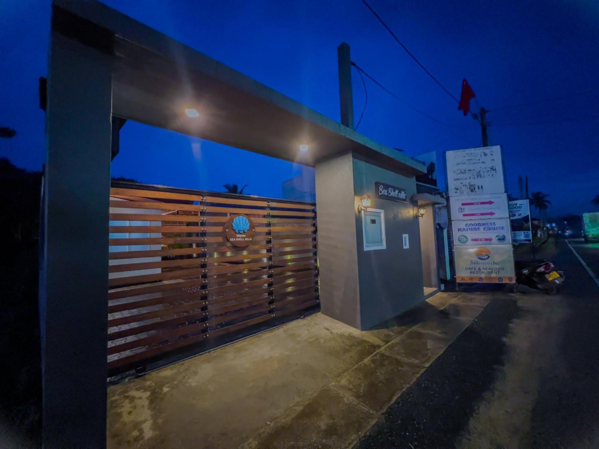 Sea Shell Villa Hikkaduwa 2 Separate Cabanas Ocean Front Villa מראה חיצוני תמונה